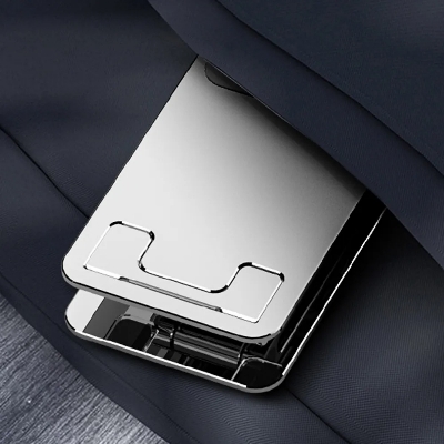 Picture of Full Aluminum Alloy Mobile Stand Holder 360 degrees Folding Aluminum Flat Phone support Super stylist Smart Phone Holder Stand