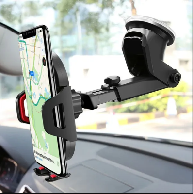 Picture of Universal  Car Phone Holder for Dashboard Windshield Mobile Car Holder Clamp For iPhone Xiaomi Huawei Samsung Oppo