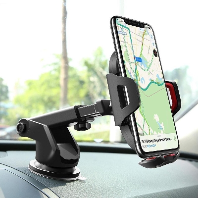 Picture of Universal  Car Phone Holder for Dashboard Windshield Mobile Car Holder Clamp For iPhone Xiaomi Huawei Samsung Oppo