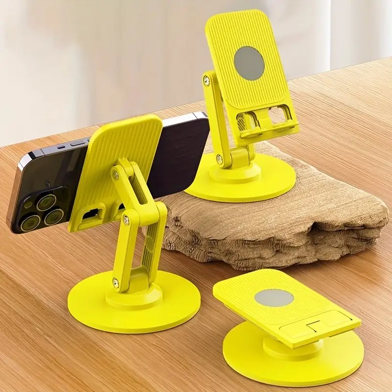 Picture of Phone Holder Stand 360 Rotation Flexible Stand For Phone And Tablet With 360 Rotating Base Mobile Phone Holders All Mobile/tablet Devices Under 12 Inches