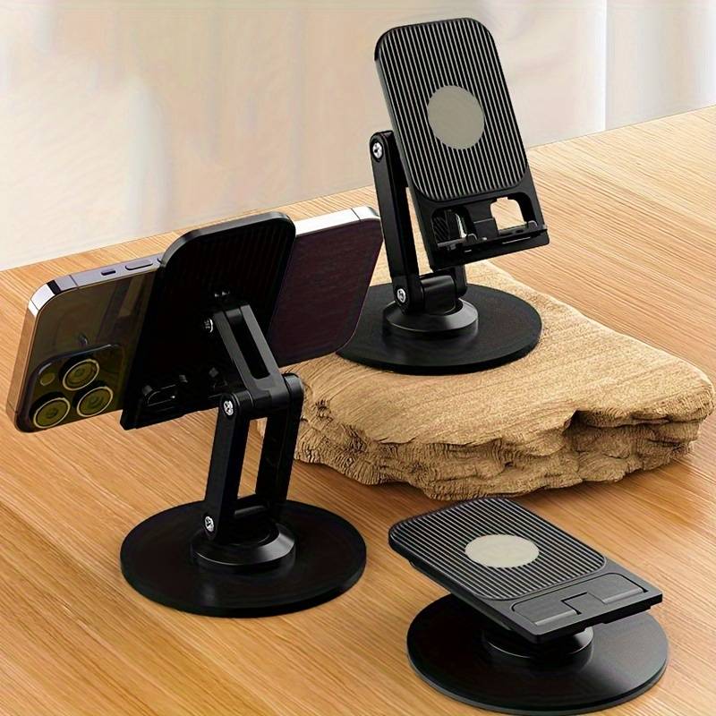 Picture of Phone Holder Stand 360 Rotation Flexible Stand For Phone And Tablet With 360 Rotating Base Mobile Phone Holders All Mobile/tablet Devices Under 12 Inches