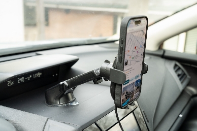 Picture of Car Mount (BY-560) Multifunctional 360 Degree Rotation Mobile Stand for Car - Car Phone Holder