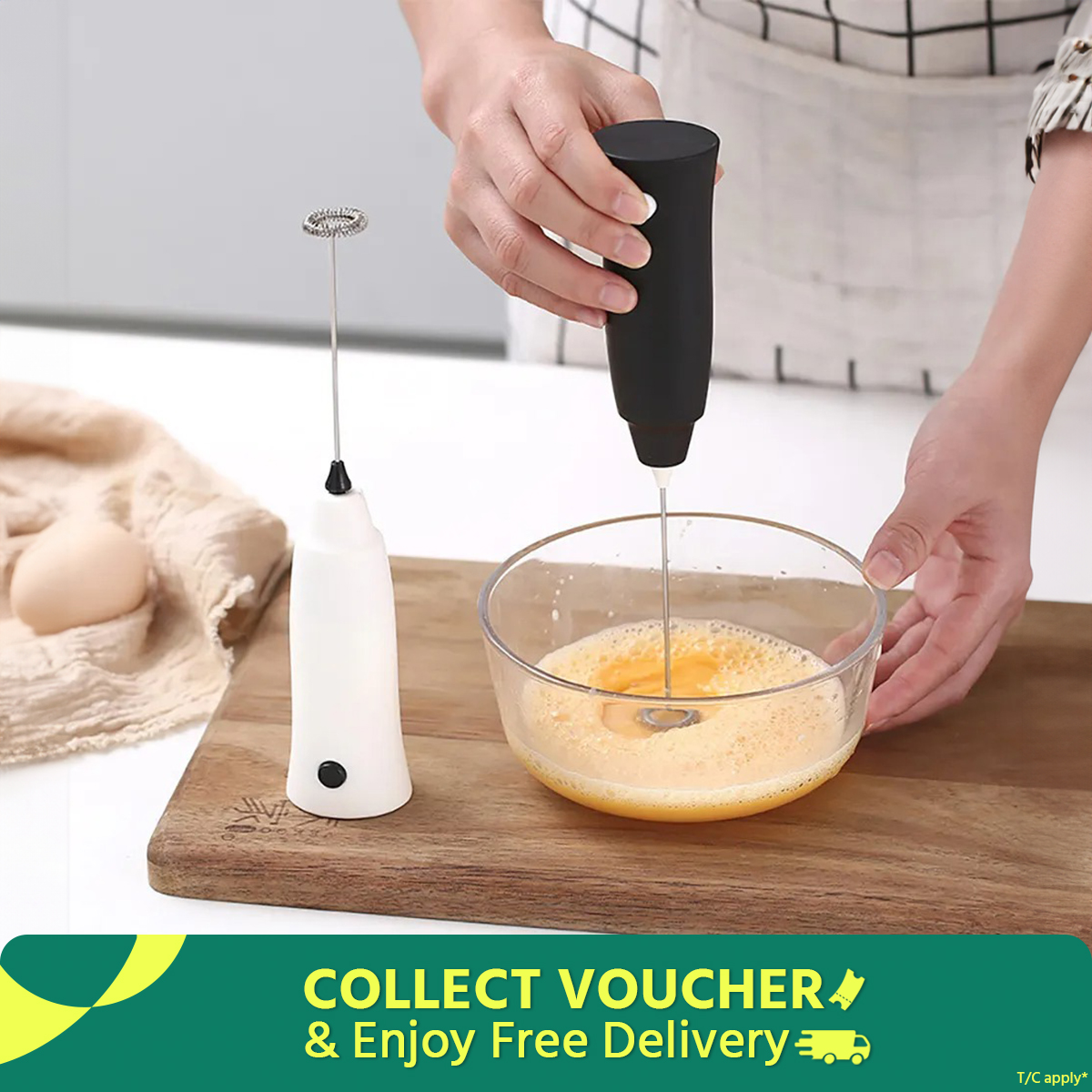 Picture of (Without Battery) 1pcs Milk Frother Handheld Mixer Foamer Coffee Maker Egg Beater Cappuccino Stirrer Mini Portable Blender Kitchen Whisk Tool - Ccoffee mixer