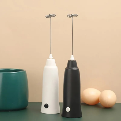 Picture of (Without Battery) 1pcs Milk Frother Handheld Mixer Foamer Coffee Maker Egg Beater Cappuccino Stirrer Mini Portable Blender Kitchen Whisk Tool - Ccoffee mixer