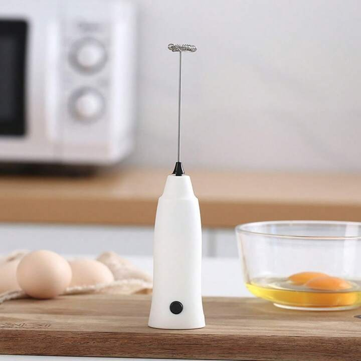 Picture of (Without Battery) 1pcs Milk Frother Handheld Mixer Foamer Coffee Maker Egg Beater Cappuccino Stirrer Mini Portable Blender Kitchen Whisk Tool - Ccoffee mixer