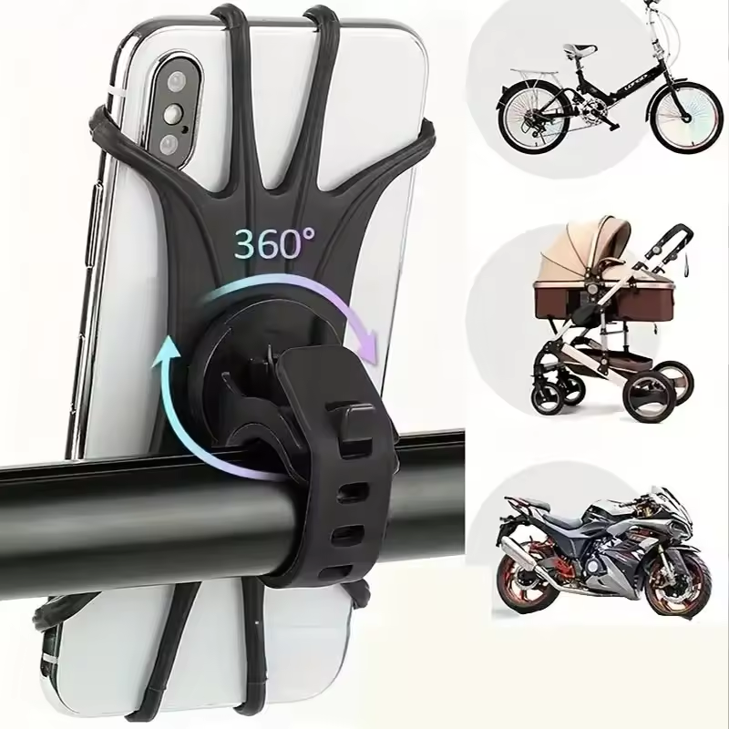 Picture of Bike Phone Holder Bicycle Mobile Cellphone Holder Motorcycle Stand Suporte Celular For iPhone Samsung Xiaomi Gsm Houder Fiets