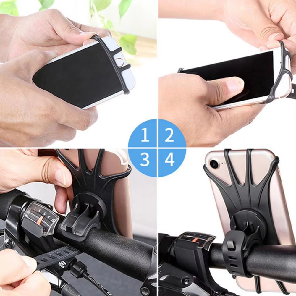 Picture of Bike Phone Holder Bicycle Mobile Cellphone Holder Motorcycle Stand Suporte Celular For iPhone Samsung Xiaomi Gsm Houder Fiets
