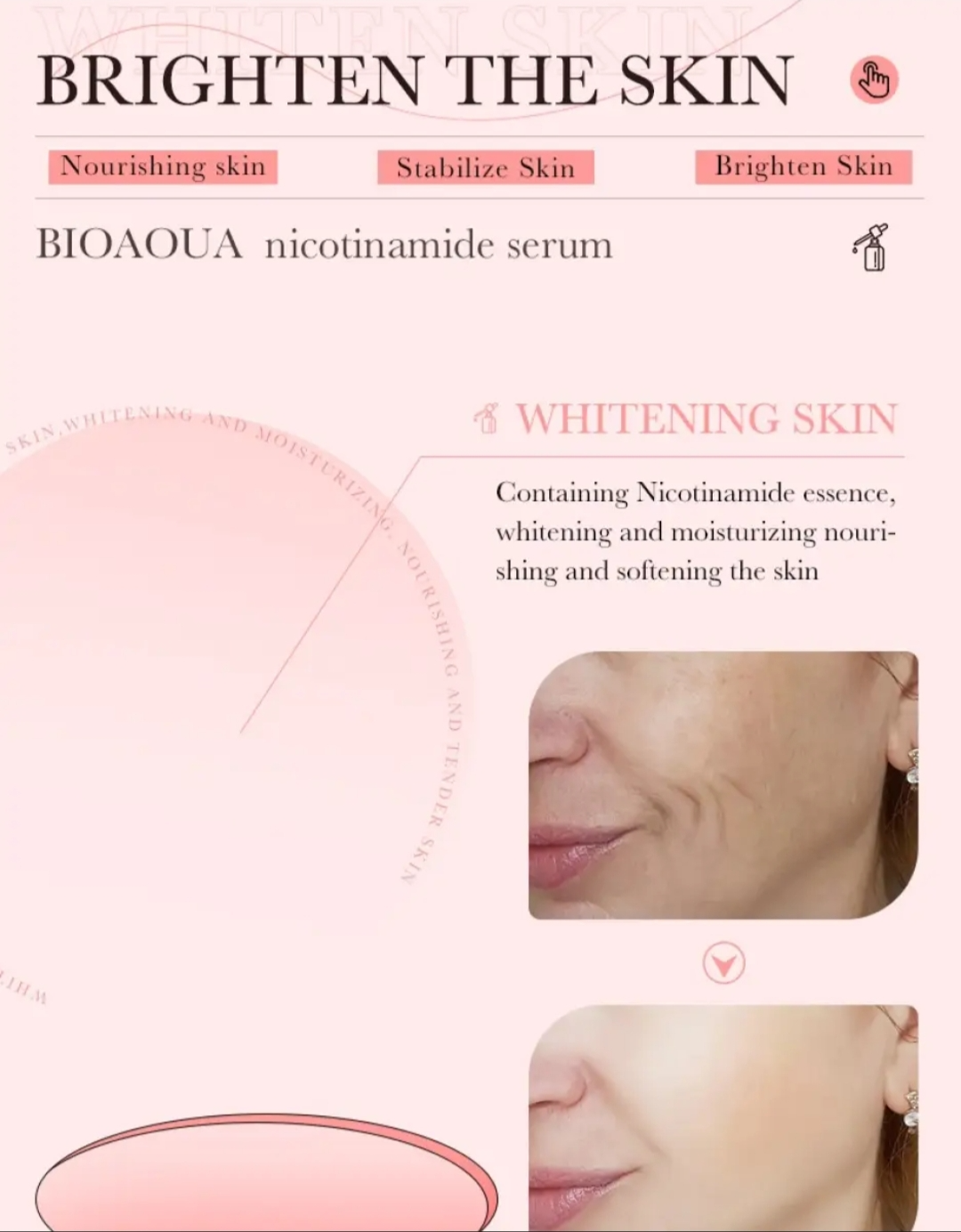 Picture of BIOAQUA Dispel Freckle Whitening Stable Soothing Nicotinamide Serum – 30ml