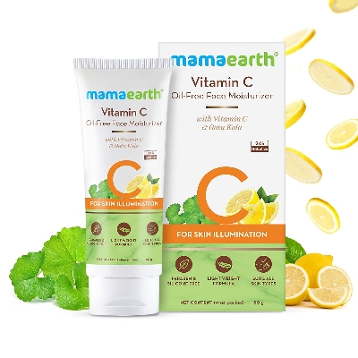 Picture of Mamaearth Vitamin C Oil-Free Face Moisturizer with Vitamin C and Gotu Kola for Skin Illumination - (80gm)