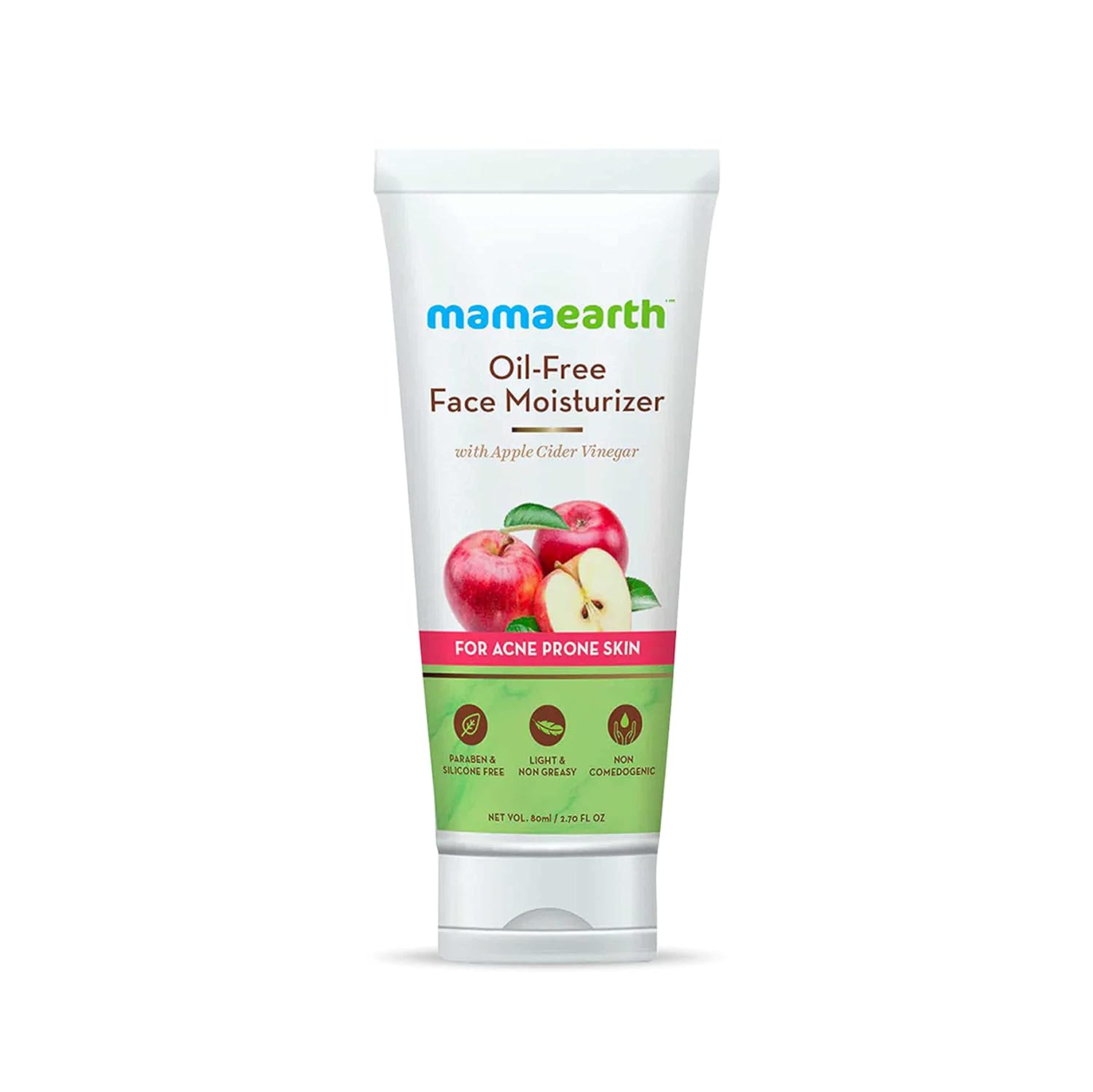 Picture of Mama Earth Oil-Free Moisturizer For Face With Apple Cider Vinegar For Acne Prone Skin - 80ml