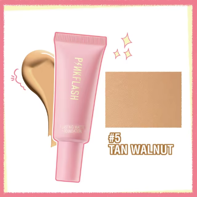 Picture of PINK FLASH long Lasting  Waterproof Full Concealer Smooth Oil Control Matte Base Foundation #Shade 5