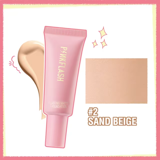 Picture of PINK FLASH long Lasting  Waterproof Matte Foundation #Shade 2