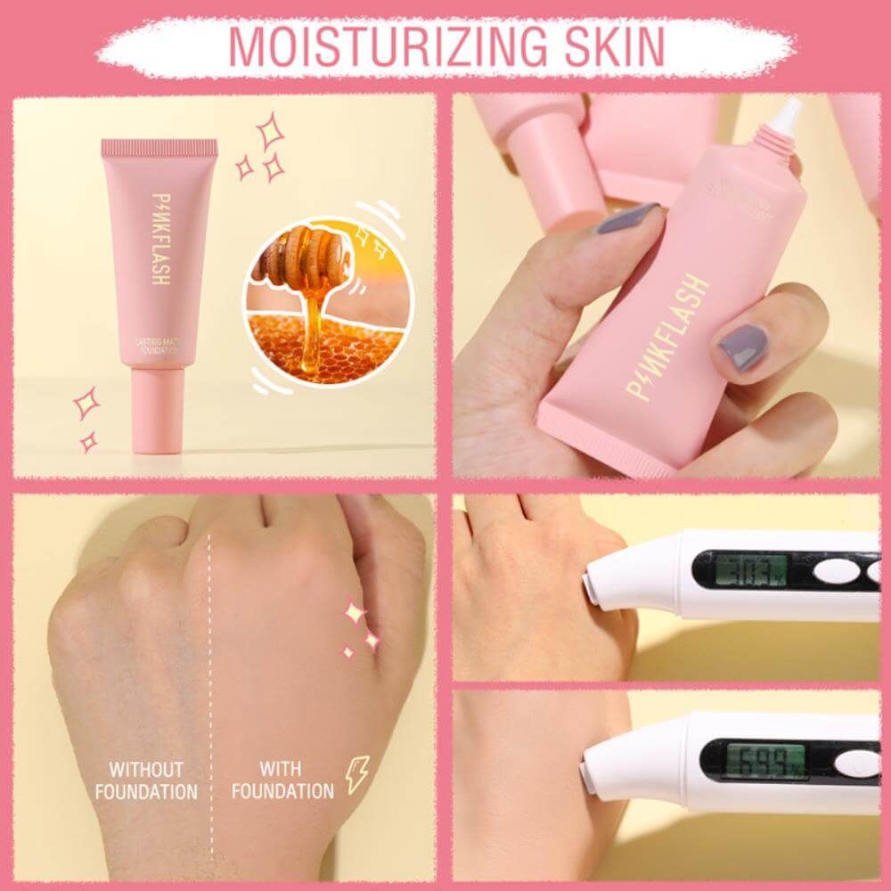 Picture of PINK FLASH long Lasting  Waterproof Matte Foundation #Shade 2