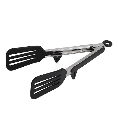 Picture of Stainless Steel Cooking Tong Clip Clamp Accessories Salad Serving BBQ Tools