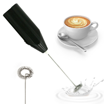 Picture of Electric Milk Foamer Drink Coffee Whisk Mixer Egg Beater Frother Coffee Cappuccino Mini Handle Stirrer Kitchen Cooking Tool