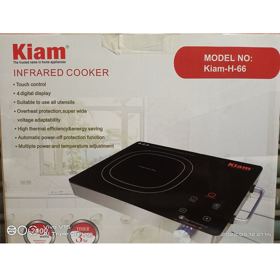 Picture of Kiam Inverter Technology Infrared Cooker H-66