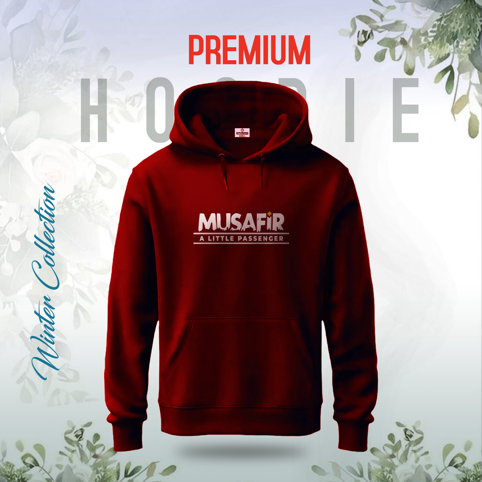 Picture of Musafir - Islamic Hoodie (Maroon)