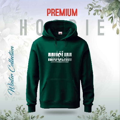 Picture of I am Proud to be Muslim -Islamic Hoodie (Sea Green)