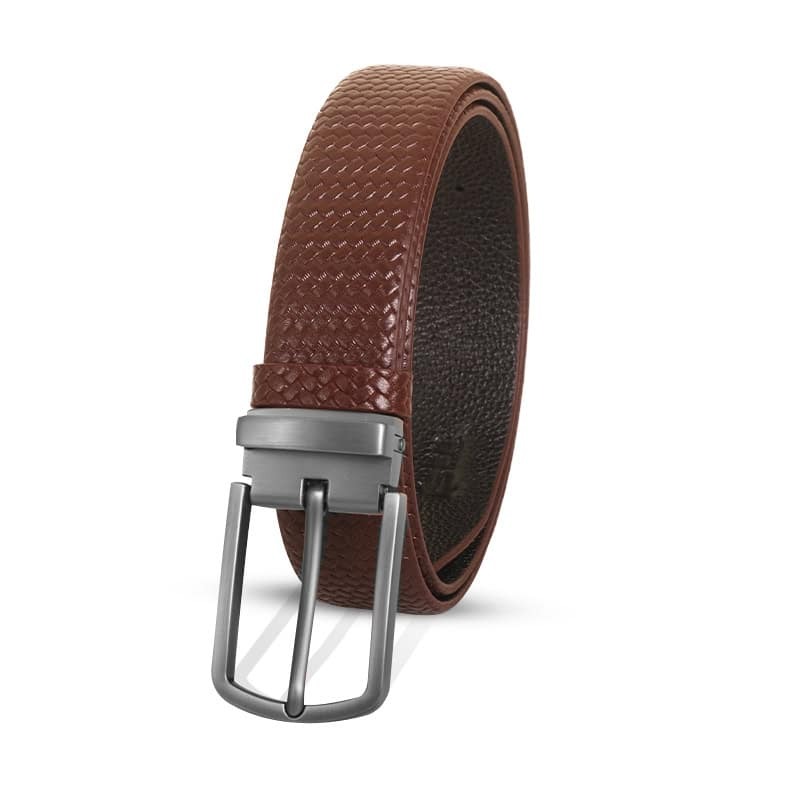 Picture of Classic Woven Pattern Genuine Leather Belt SB-B198