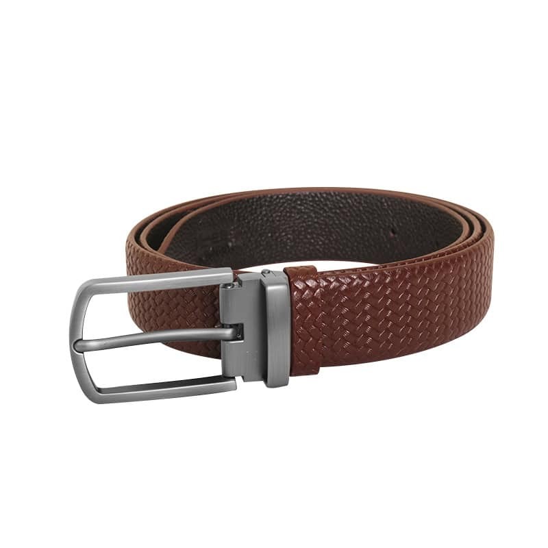 Picture of Classic Woven Pattern Genuine Leather Belt SB-B198