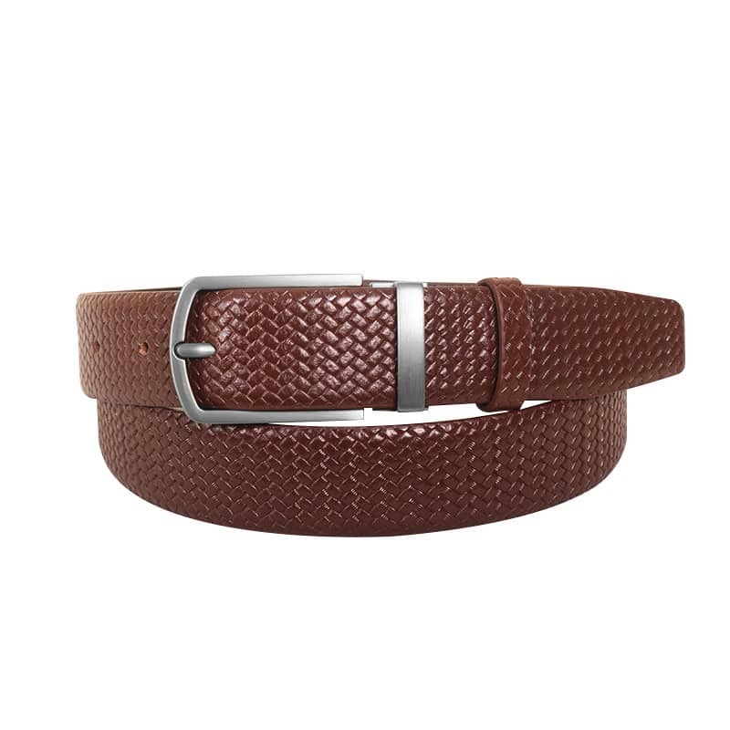 Picture of Classic Woven Pattern Genuine Leather Belt SB-B198