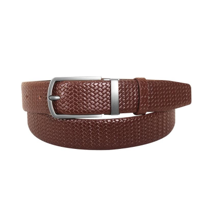 Picture of Classic Woven Pattern Genuine Leather Belt SB-B198