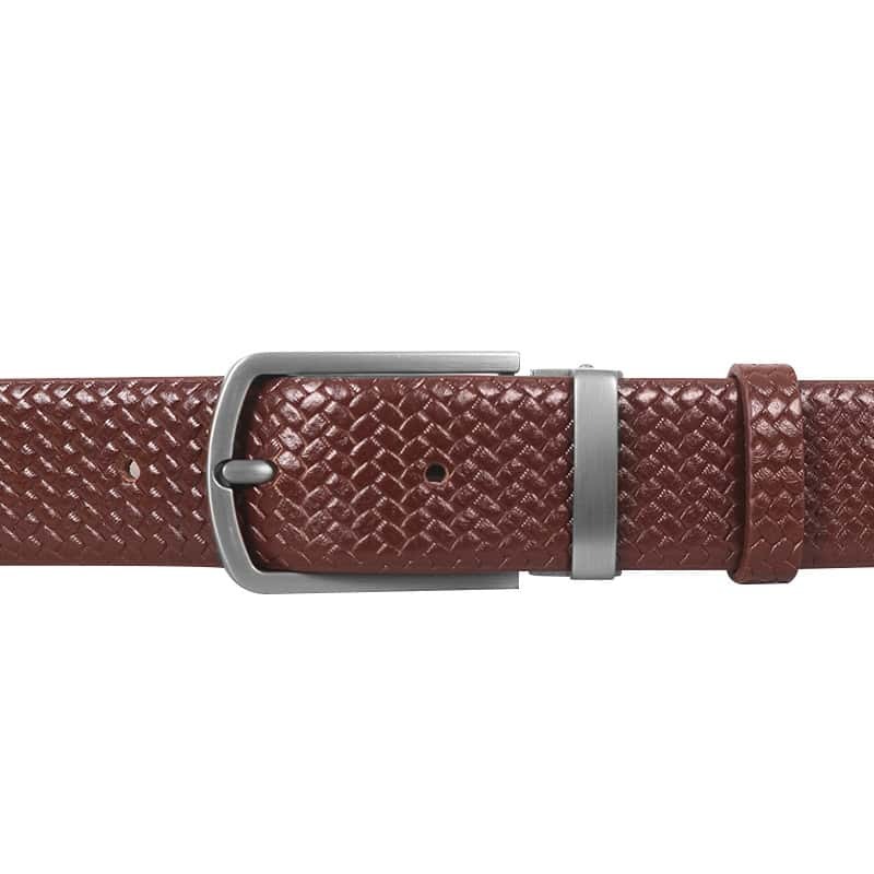 Picture of Classic Woven Pattern Genuine Leather Belt SB-B198
