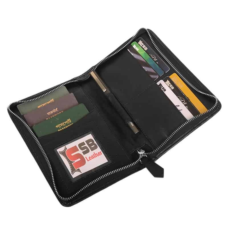 Picture of Multiple Passport And Card Slots Leather wallet SB-W206 | Premium
