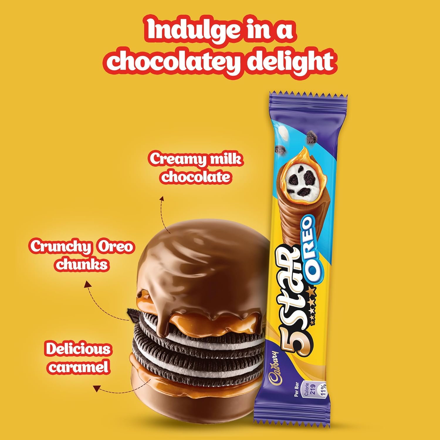 Cadbury 5 Star Oreo Chocolate Bar 40g IDConline shop bangladeshothoba.com