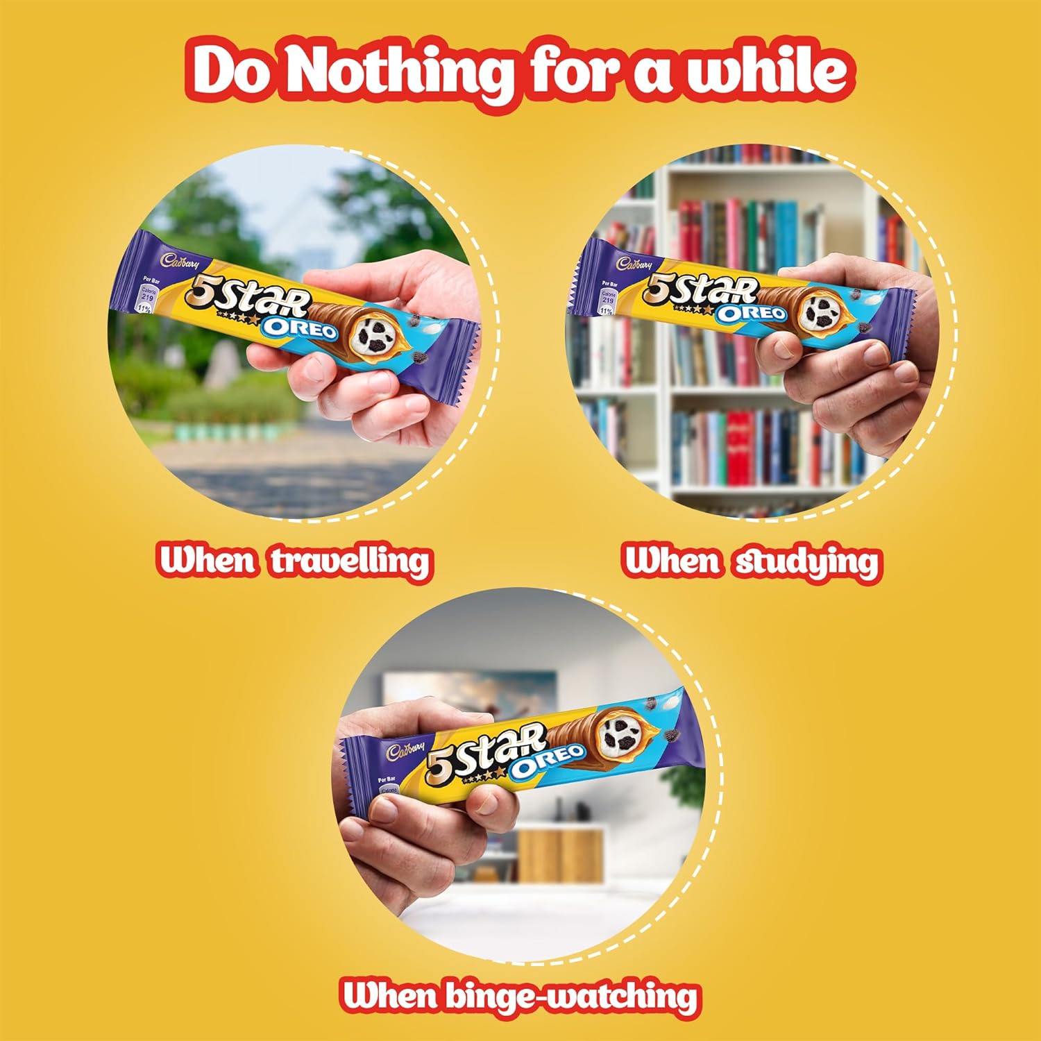 Cadbury 5 Star Oreo Chocolate Bar 40g IDConline shop bangladeshothoba.com