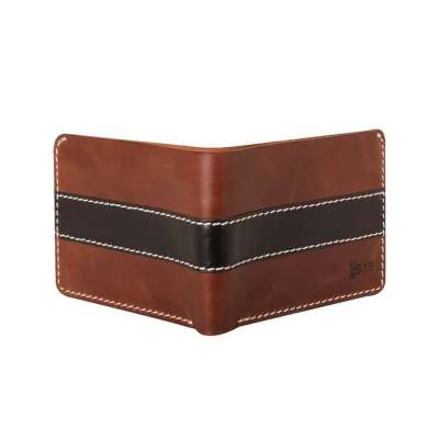 Picture of Oil Pull Up Leather Striped Wallet SB-W190 | Premium
