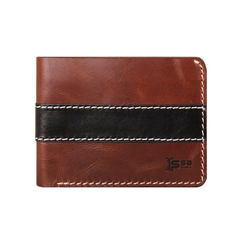 Picture of Oil Pull Up Leather Striped Wallet SB-W190 | Premium