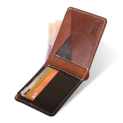 Picture of Oil Pull Up Leather Striped Wallet SB-W190 | Premium