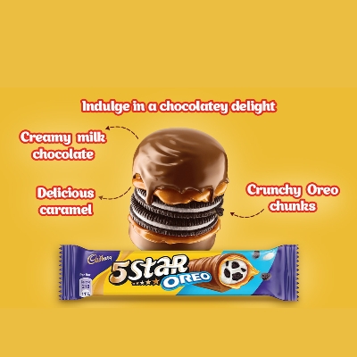 Cadbury 5 Star Oreo Chocolate Bar 21g IDConline shop bangladeshothoba.com
