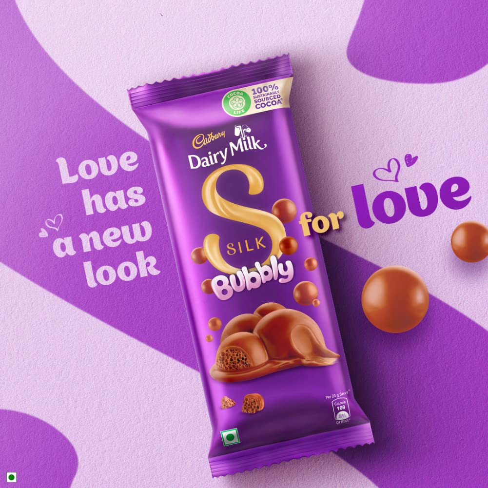 Cadbury Dairy Milk Silk Bubbly Chocolate 46g IDConline shop bangladeshothoba.com