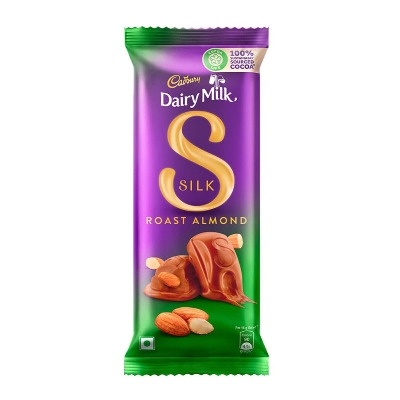 Cadbury Dairy Milk Silk Roast Almond Chocolate Bar 52gm IDConline shop bangladeshothoba.com