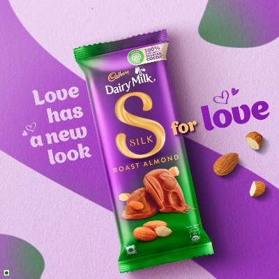 Cadbury Dairy Milk Silk Roast Almond Chocolate Bar 52gm IDConline shop bangladeshothoba.com
