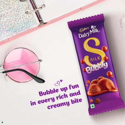Cadbury Dairy Milk Silk Bubbly Chocolate 112g IDConline shop bangladeshothoba.com