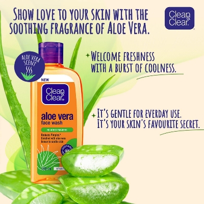 Clean & Clear Aloe Vera Facewash 100ml IDConline shop bangladeshothoba.com