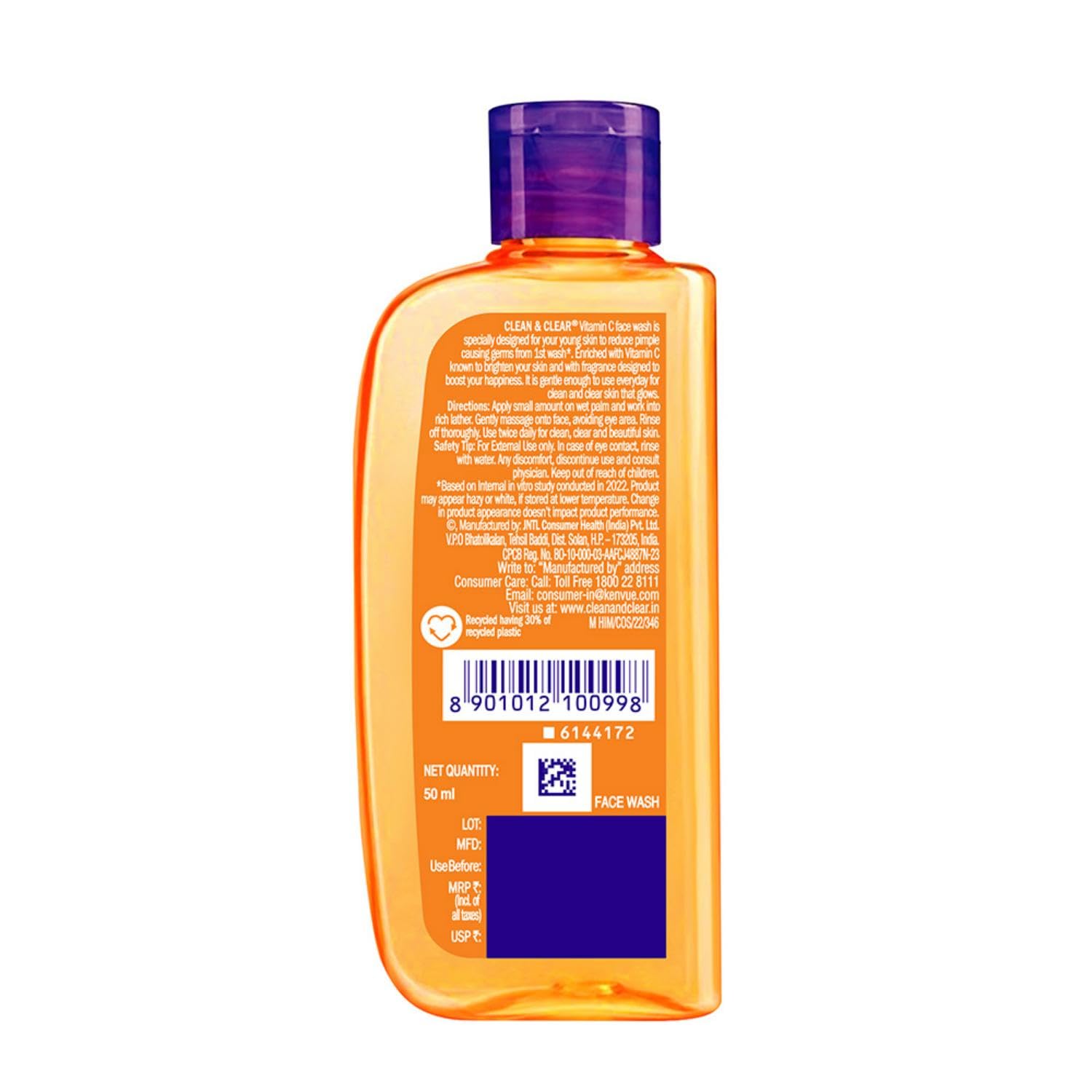 Clean & Clear Vitamin C Face Wash 50ml IDConline shop bangladeshothoba.com