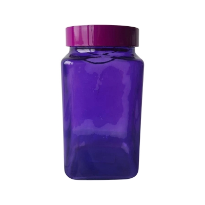 Picture of Colored Square Canister 2 Litre Purple (Single Pcs)  - 147020-000
