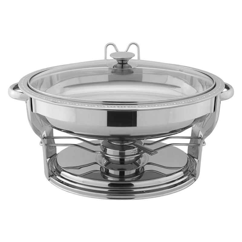 Picture of 192139 Food Warmer Oval Shap W/Spn - Silver