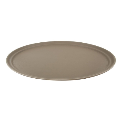 Picture of Tray Fiber Non-Slip Brown 16.0" Round 1600CTUSA