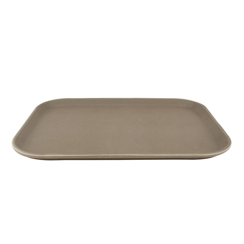 Picture of Tray Fiber Non-Slip Brown (20x15)" Rect -1520CTUSA