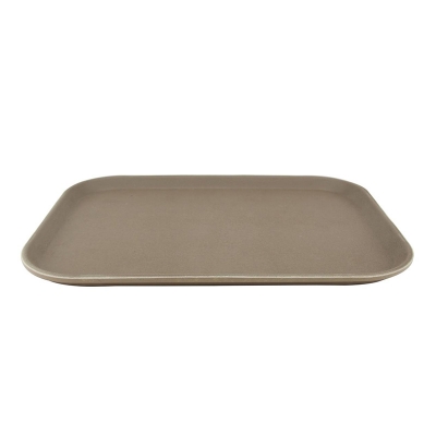 Picture of Tray Fiber Non-Slip Brown (20x15)" Rect -1520CTUSA