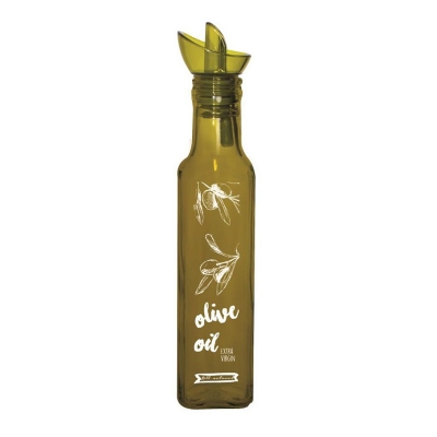 Picture of Square Oil & Vinegar Bottle-Green-Olive Oil 500 Cc, (Single Pcs) - 151431-068