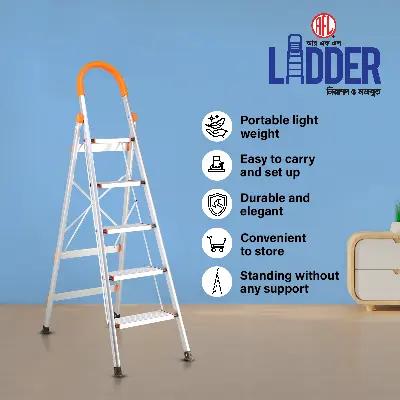 Picture of RFL House Hold Ladder 5 Step Wide