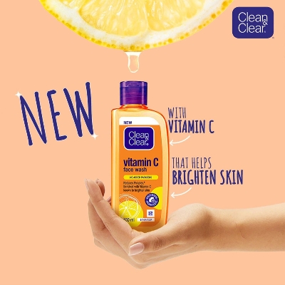 Clean & Clear Vitamin C Face Wash 100ml IDConline shop bangladeshothoba.com
