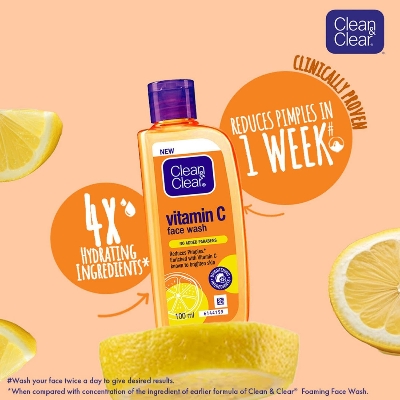 Clean & Clear Vitamin C Face Wash 100ml IDConline shop bangladeshothoba.com
