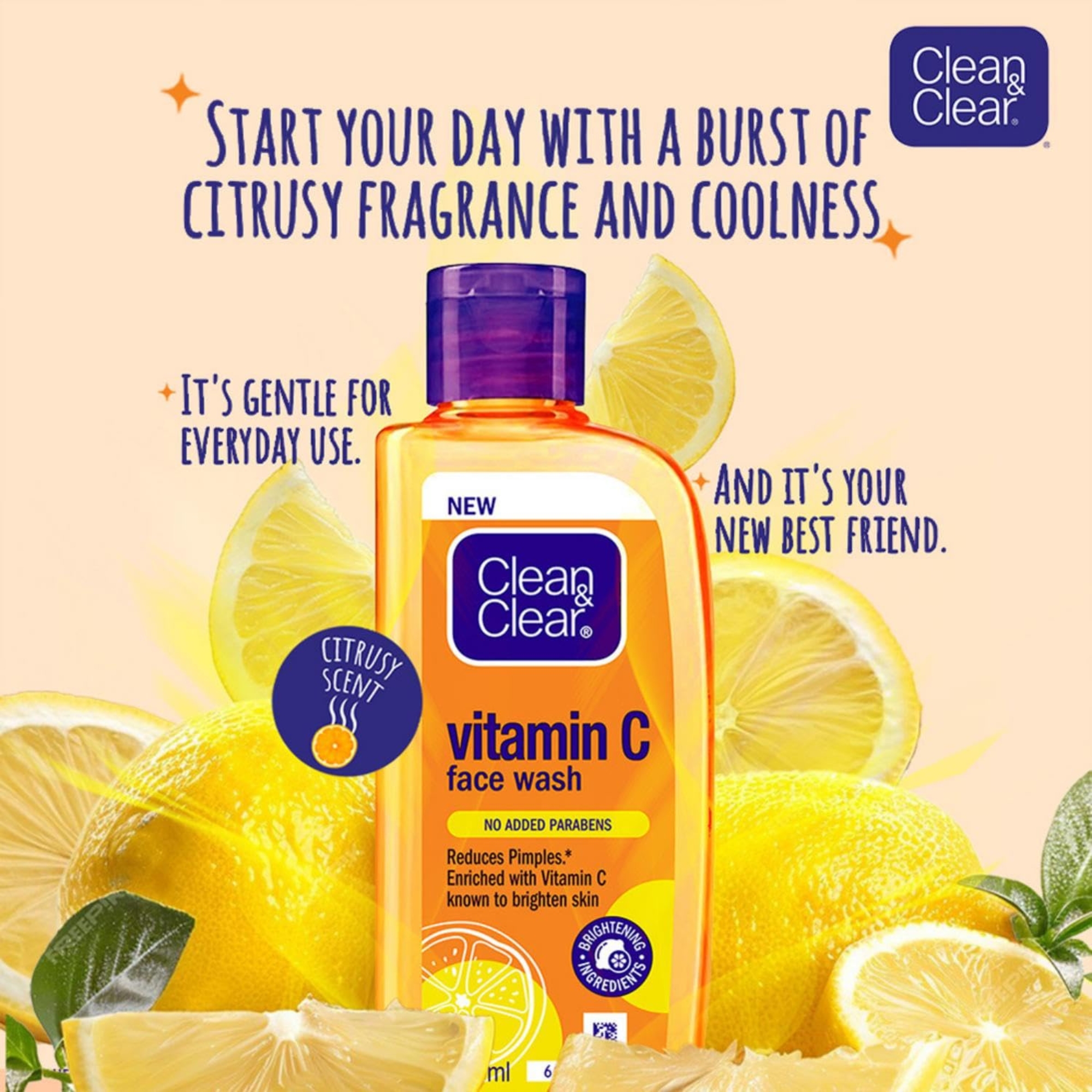 Clean & Clear Vitamin C Face Wash 100ml IDConline shop bangladeshothoba.com